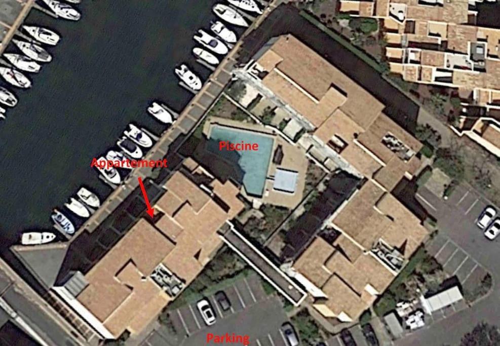 Cap'Nomad Studio Cote Port - Terrasse - Piscine - Parking Agde Eksteriør billede